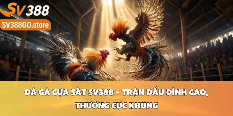 Đá Gà Cựa Sắt SV388 – Trận Đấu Đỉnh Cao, Thưởng Cực Khủng